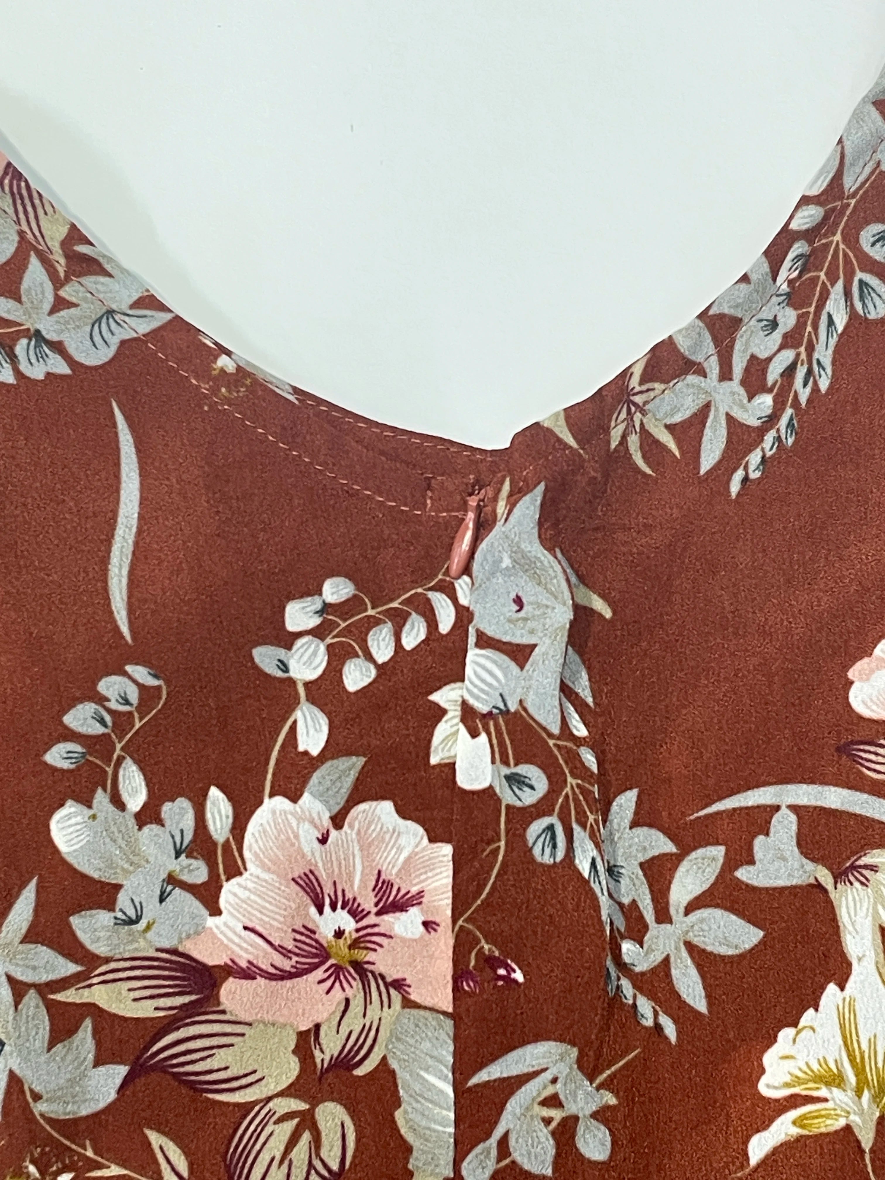Robe licou fendue sur la cuisse à imprimé floral pour femme - sans manches, moulante, sexy, pour la plage ou les clubs
