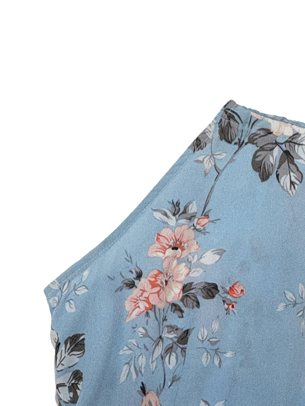 Robe licou fendue sur la cuisse à imprimé floral pour femme - sans manches, moulante, sexy, pour la plage ou les clubs