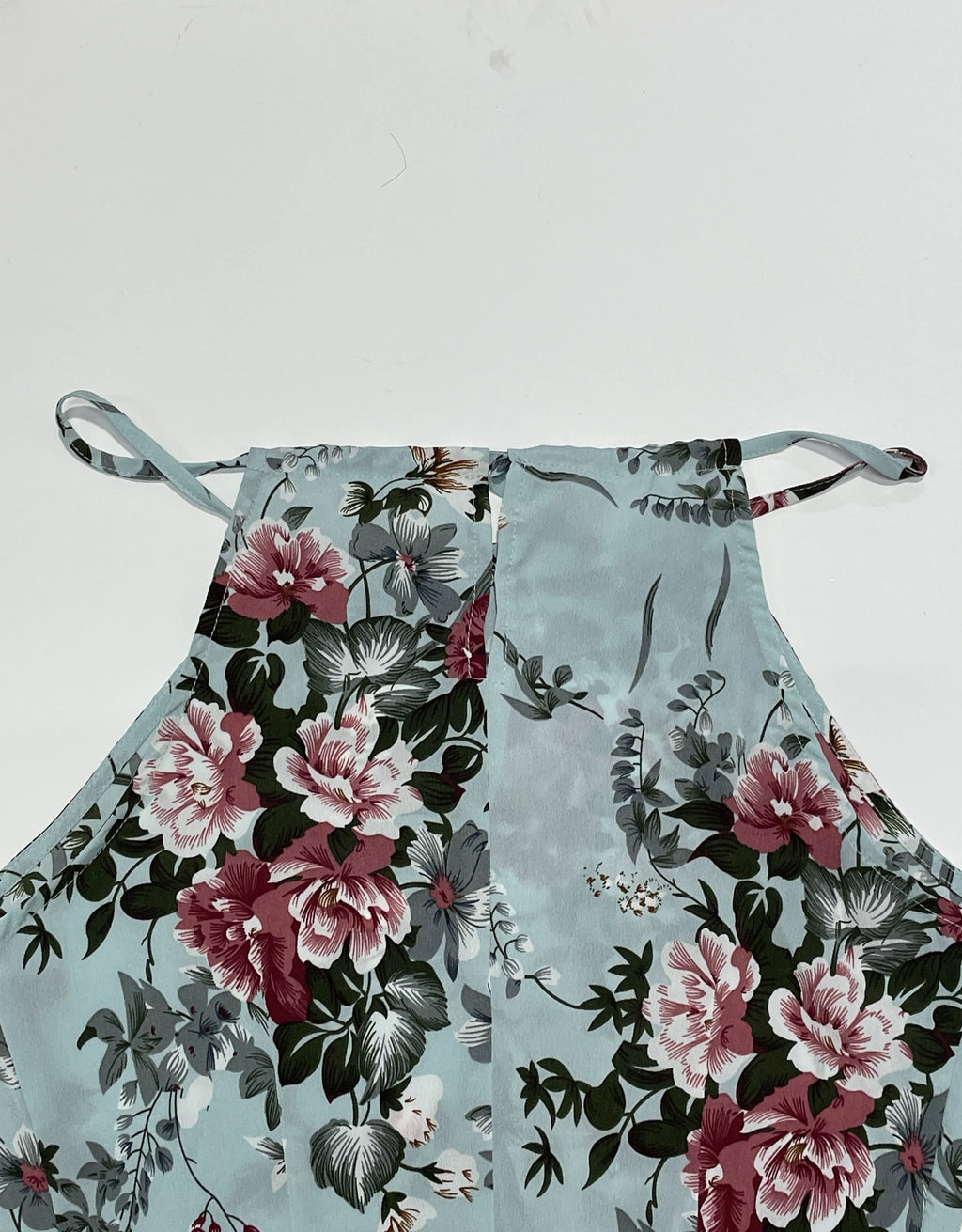Robe licou fendue sur la cuisse à imprimé floral pour femme - sans manches, moulante, sexy, pour la plage ou les clubs
