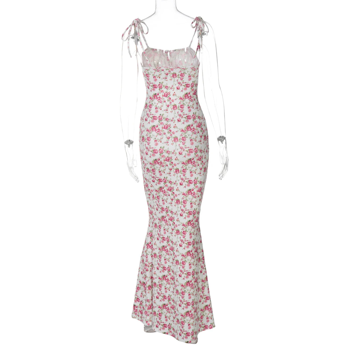 Hugcitar Robe longue élégante et moulante à fleurs pour femme, style bohème, tenue de ville, été 2026, vente en gros d'articles pour entreprises