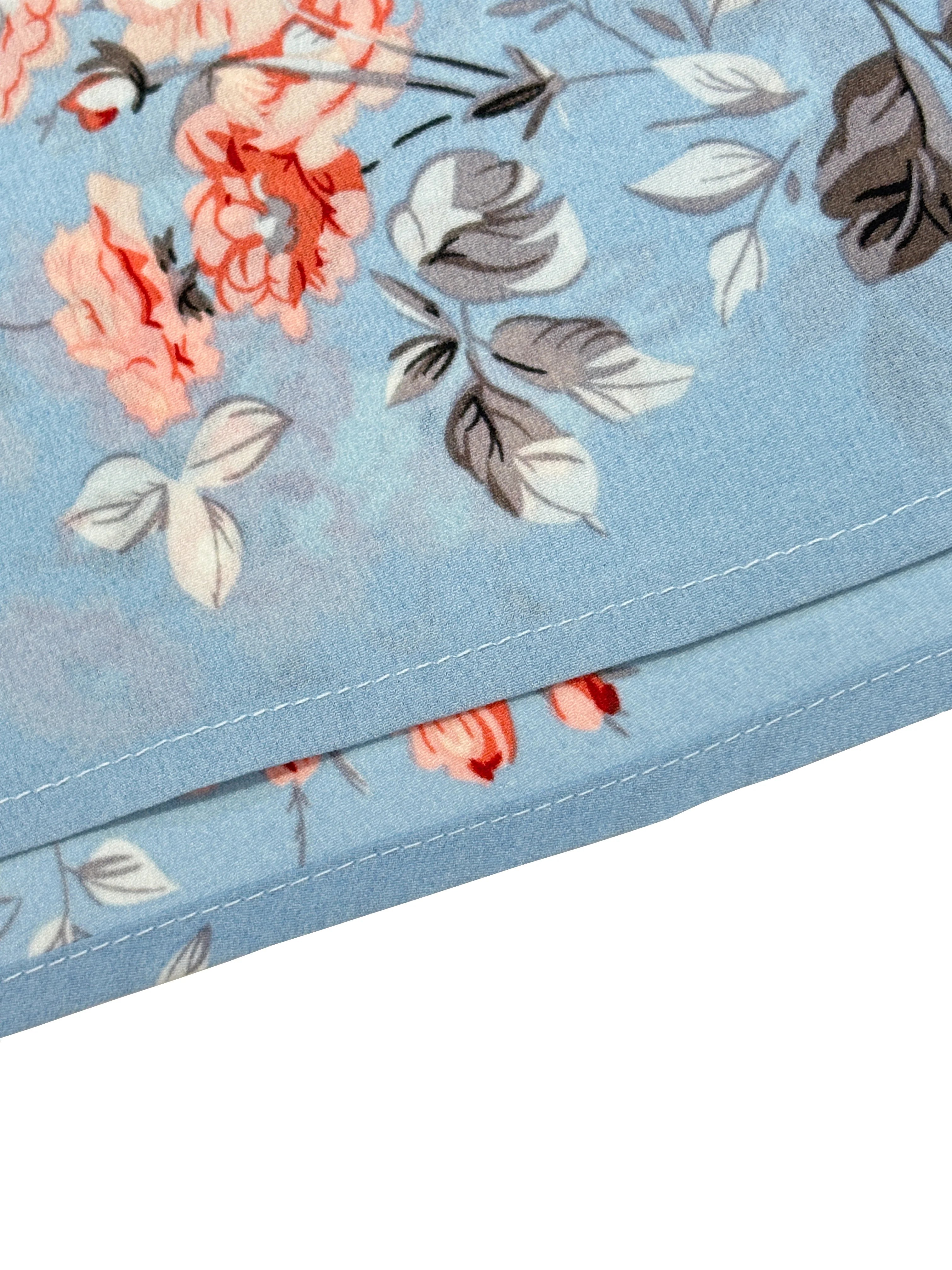 Robe licou fendue sur la cuisse à imprimé floral pour femme - sans manches, moulante, sexy, pour la plage ou les clubs